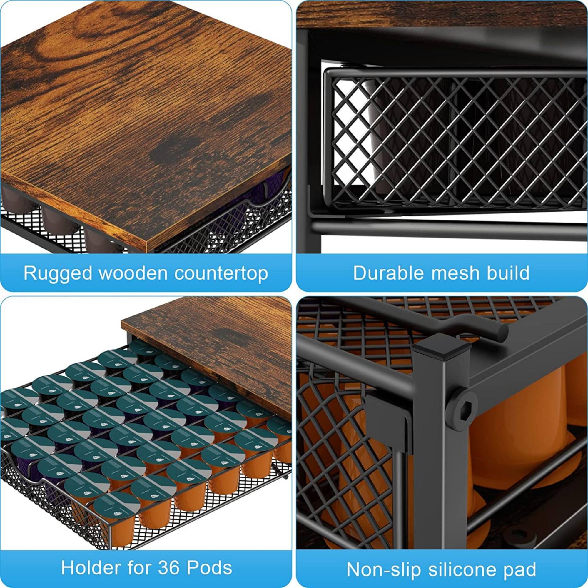 NEX™ Coffee Holder with Storage Drawer for K-Cups
